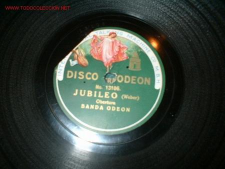 Discos de pizarra: DISCO GRAMOFONO JUBILEO-WEBER - Foto 1