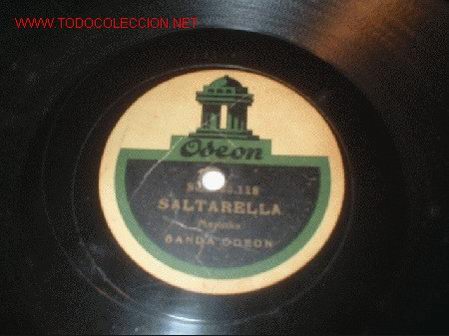 Discos de pizarra: Disco gram&oacute;fono- EVA, SANTA RELLA- Casa de discos Odeon. - Foto 1
