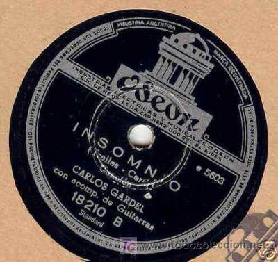 Discos de pizarra: disco de gramofono de Carlos Gardel, BESOS QUE MATAN - Foto 3