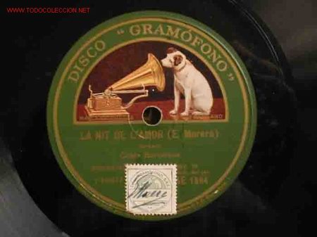 Discos de pizarra: LA NIT DE LAMORE (E. Morera), 1lp - Foto 1