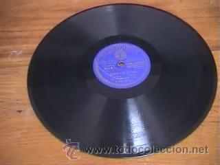 Discos de pizarra: CAMPESINA  EL CUBALERO DISCOS DE PIEDRA - Foto 1