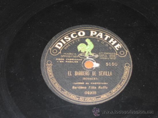Discos de pizarra: DISCO PIZARRA BARITONO TITTA RUFFO - Foto 2