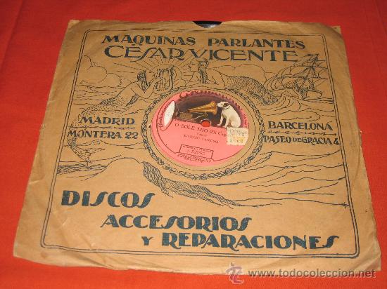 Discos de pizarra: DISCO PIZARRA DE ENRICO CARUSO - Foto 3