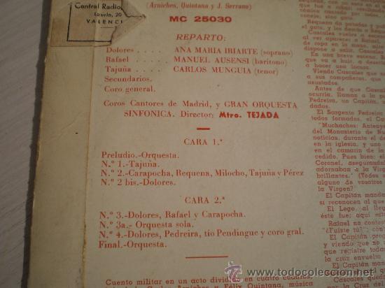 Discos de pizarra: LA ALEGRIA DEL BATALLON. - Foto 2