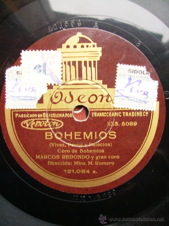 Discos de pizarra: gigantes y cabezudos. bohemios. dos caras - Foto 1