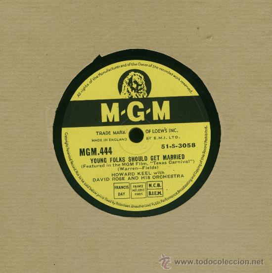 Discos de pizarra: howard keel - Foto 1