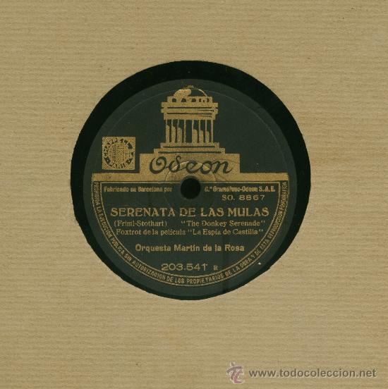 Discos de pizarra: orquesta martin de la rosa - Foto 1