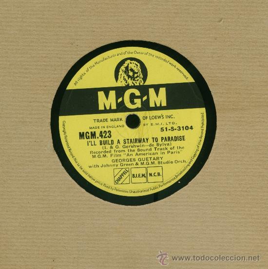 Discos de pizarra: gene kelly & georges guetary - Foto 1