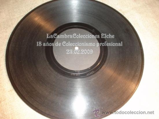 Discos de pizarra: DISCO DE GRAMOFONO ORIGINAL, MUY ANTIGUO, - Foto 1