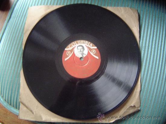 Discos de pizarra: Disco de pizarra Columbia. - Foto 1