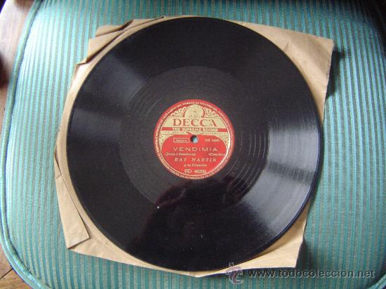 Discos de pizarra: Disco de pizarra Decca. - Foto 1