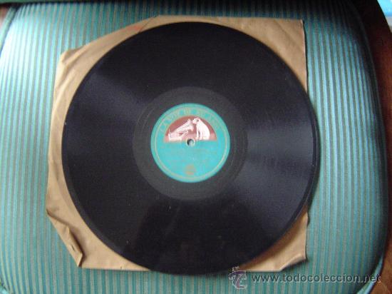 Discos de pizarra: Disco de pizarra La Voz de su Amo. - Foto 1