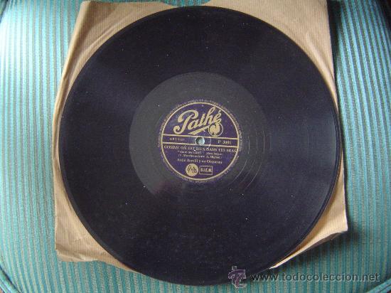 Discos de pizarra: Disco de pizarra Pathe - Foto 1