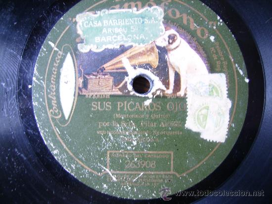 Discos de pizarra: vente conmigo, sus picaros ojos - Foto 2