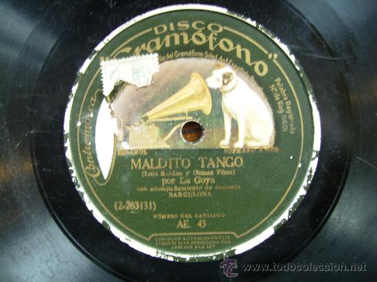 Discos de pizarra: maldito tango y la cantinera cautiva - Foto 1