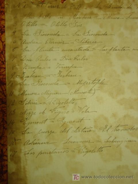 Discos de pizarra: Vista &iacute;ndice manuscrito - Foto 3
