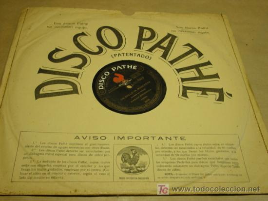 Discos de pizarra: Disco Path&eacute;, funda - Foto 4
