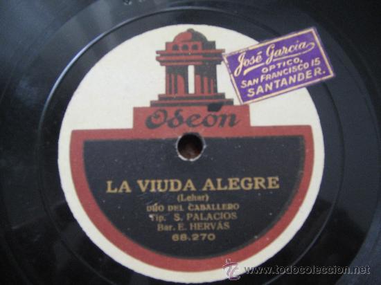 Discos de pizarra: La viuda alegre - Foto 3