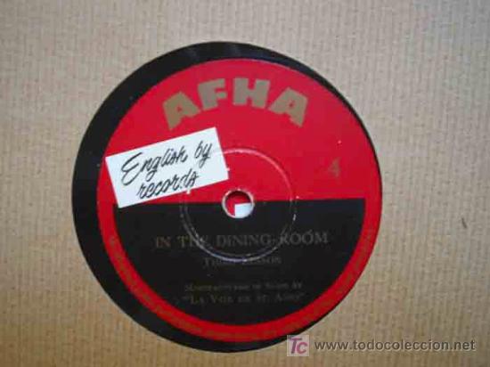 Discos de pizarra: ENGLISH BY RECORDS - AFHA. Curso Ingles - Second and Third Lesson - Foto 1
