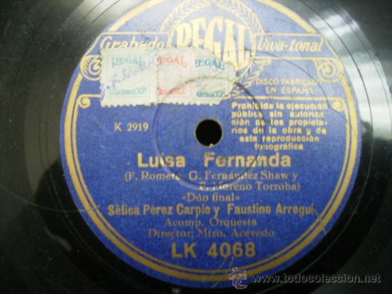 Discos de pizarra: luisa fernanda romanza - Foto 1