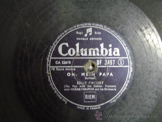 Discos de pizarra: DISCO GRAMOFONO - MYSTERY ST. - EDDIE CALVERT - Foto 2