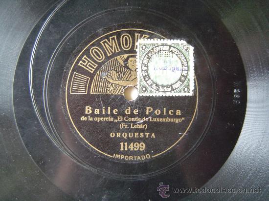Discos de pizarra: DISCO GRAMOFONO - VALS DE LUXEMBURGO - DE LA OPERETA - Foto 2