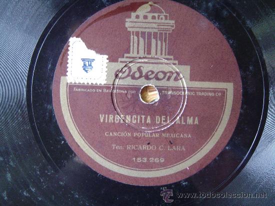 Discos de pizarra: DISCO GRAMOFONO - LA BIEN AMADA - - Foto 2