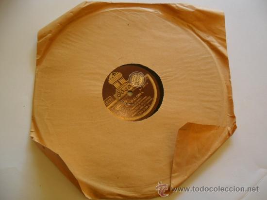 Discos de pizarra: DISCO DE PIZARRA DE LA CASA ODEON - LA REVOLTOSA - Foto 2