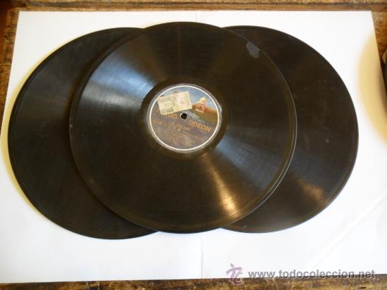 Discos de pizarra: LOTE DE 3 DISCOS DE PIZARRA MARCA ODEON - Foto 2