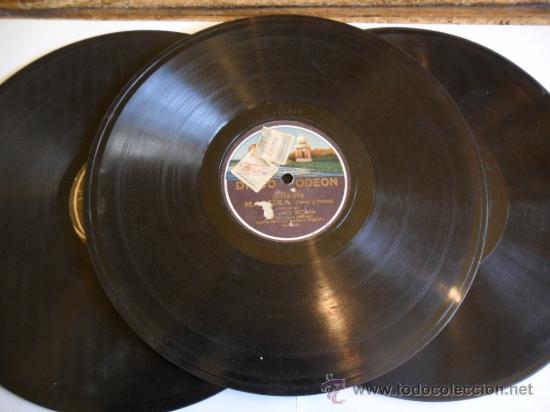 Discos de pizarra: LOTE DE 3 DISCOS DE PIZARRA MARCA ODEON - Foto 5