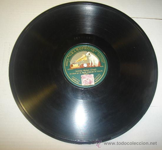 Discos de pizarra: DISCO DE GRAMOFONO. LA VOZ DE SU AMO - SERENATA MORISCA - Foto 1