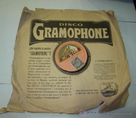 Discos de pizarra: DISCO DE GRAMOFONO. LA VOZ DE SU AMO - AMLETO - Foto 2
