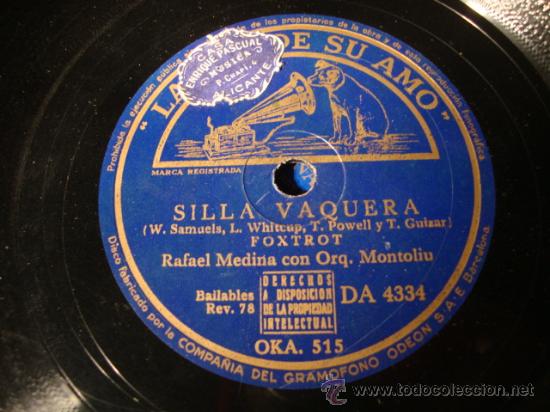 Discos de pizarra: ANTIGUO DISCO DE PIZARRA PARA GRAMOFONO GRAMOLA, - Foto 1