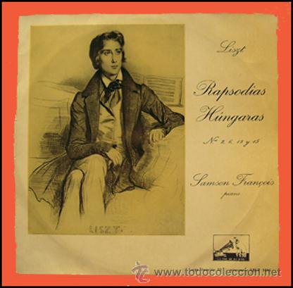 Discos de pizarra: RAPSODIAS HUNGARAS . MICROSURCO 25 mm.  LA VOZ DE SU AMO . - Foto 1