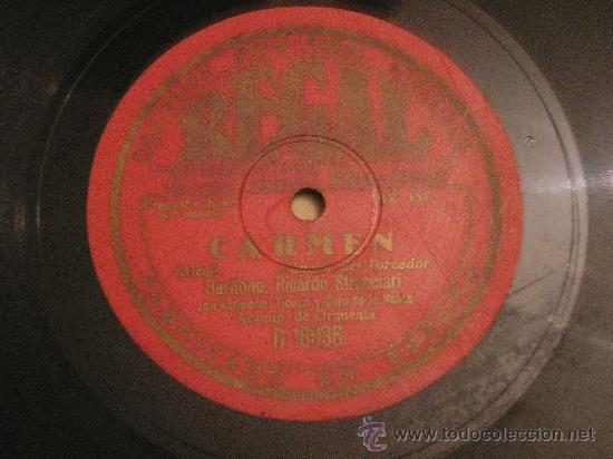 Discos de pizarra: RICARDO STRACCIARI: CARMEN / IL BARBIERE DI SIVIGLIA - Foto 1