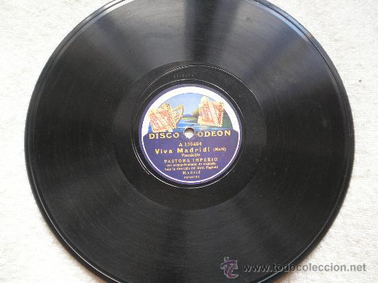 Discos de pizarra: PASTORA IMPERIO: LA CANASTERA / VIVA MADRID - Foto 2