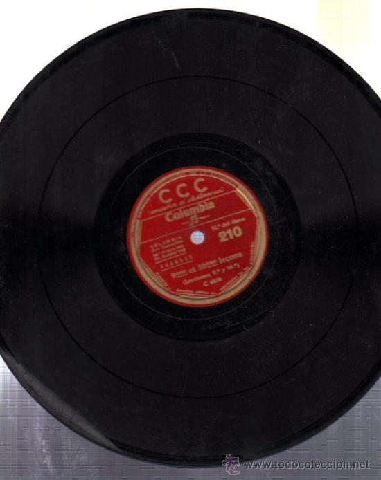 Discos de pizarra: DISCO DE PIZARRA CCC, FRANC&Eacute;S, LECCI&Oacute;N ONCE Y DOCE, N&ordm; 210 - Foto 1
