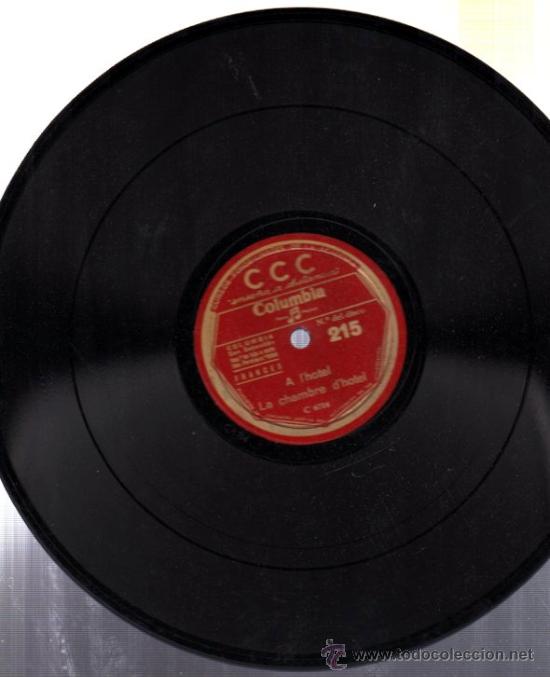 Discos de pizarra: DISCO DE PIZARRA CCC, FRANC&Eacute;S, N&ordm; 215 - Foto 1