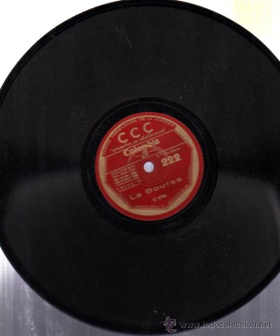 Discos de pizarra: DISCO DE PIZARRA CCC, FRANC&Eacute;S, N&ordm; 221 - Foto 1