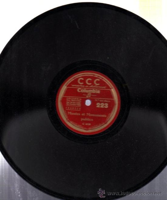 Discos de pizarra: DISCO DE PIZARRA CCC, FRANC&Eacute;S, N&ordm; 222 - Foto 1