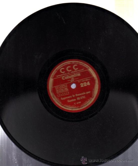 Discos de pizarra: DISCO DE PIZARRA CCC, FRANC&Eacute;S, N&ordm; 223 - Foto 1