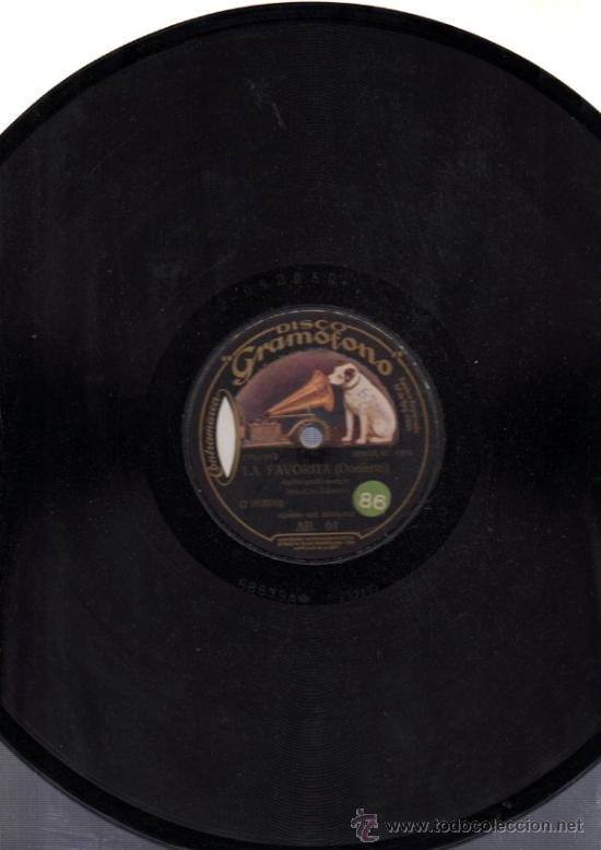 Discos de pizarra: DISCO DE PIZARRA LA VOZ DE SU AMO, LA AFRICANA, AB. 61 - Foto 2