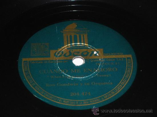 Discos de pizarra: 78 rpm RON GOODWIN Jet journey ODEON gram&oacute;fono ORQUESTA - Foto 1