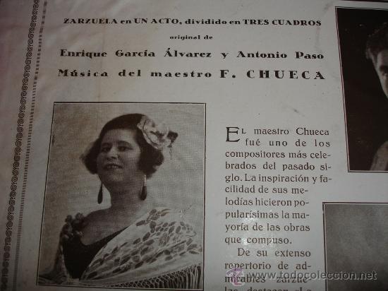 Discos de pizarra: F. CHUECA LA ALEGRIA DE LA HUERTA - Foto 4