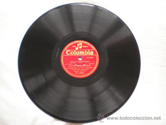 Discos de pizarra: CAYETANO RENOM: ES LA MORENETA / SOC DE LA BARCELONETA - Foto 2