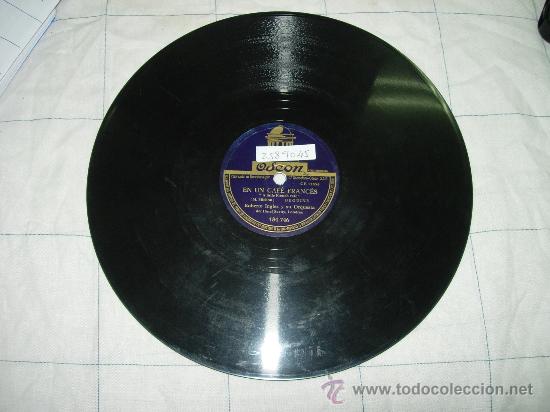 Discos de pizarra: Roberto inglez en un cafe frances - Foto 1