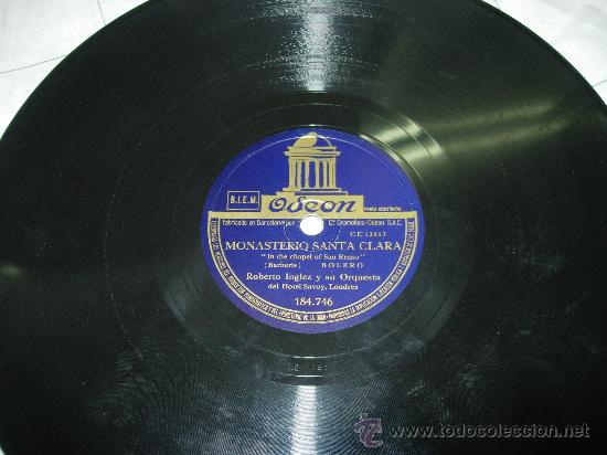 Discos de pizarra: Roberto inglez en un cafe frances - Foto 3