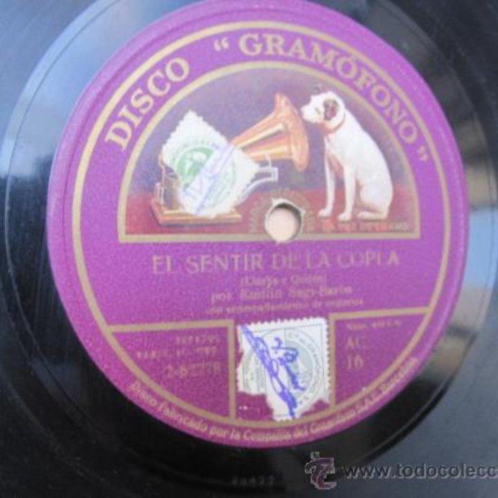 disco gramofono - alma brava + el sentir de la - Comprar Discos Pizarra  Flamenco, Canción española y Cuplé en todocoleccion - 31544301