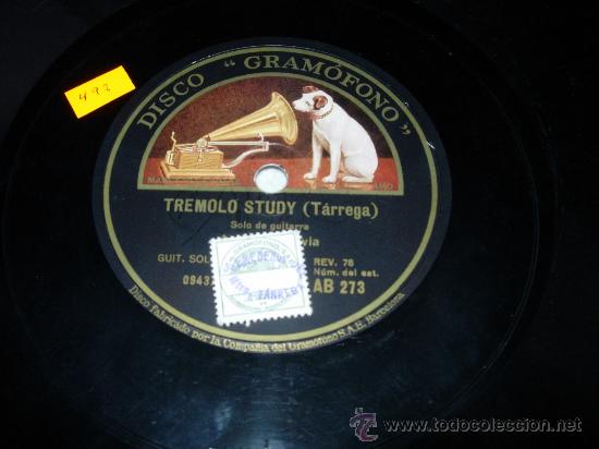 Discos de pizarra: Tremolo study (Tarrega) solo de guitarra - Foto 2