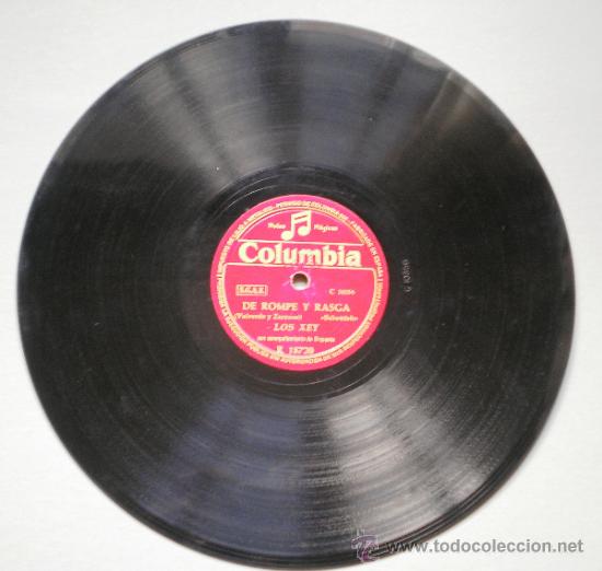 Discos de pizarra: LOS XEY: SI VAS A CALATAYUD / DE ROMPE Y RASGA - Foto 2